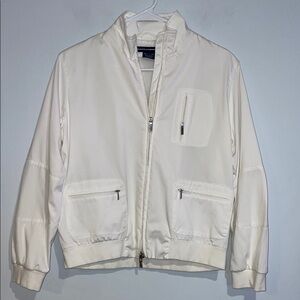 Ralph Lauren Golf White Lightweight Jacket Sz Medium